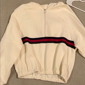 LA HEARTS HALF ZIP
